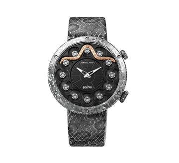 Luxury Harry Potter Edition Snake Dial Watch – ساعة سنيك ديزاين الفخمة بتصميم خاص هاري بوتر، Premium Carbon Case & Scales Strap