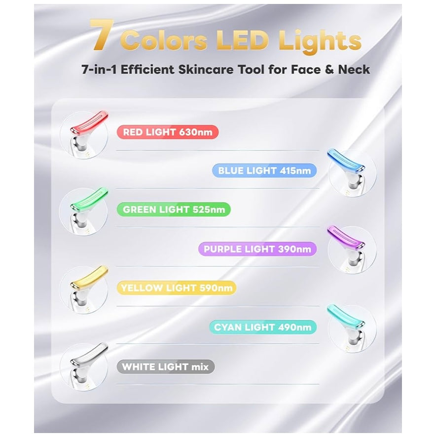 LED Face & Neck Massager for Glowing Skin